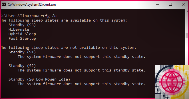 Commande Powercfg sous Windows 10.