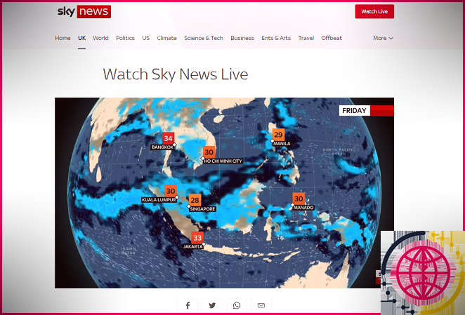 chaîne de télévision internet gratuite sky news