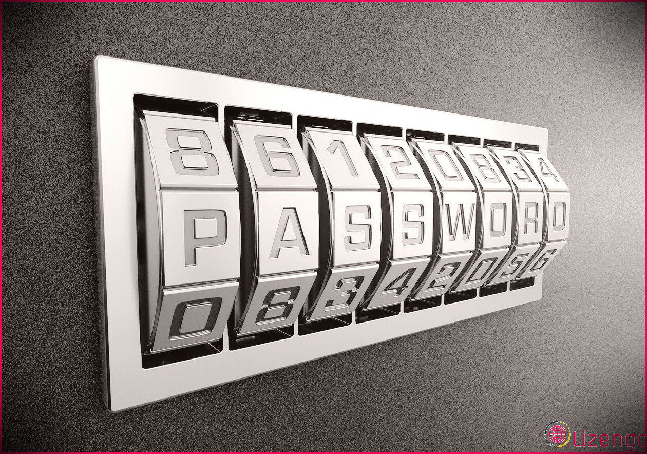 Illustration de conception de mot de passe