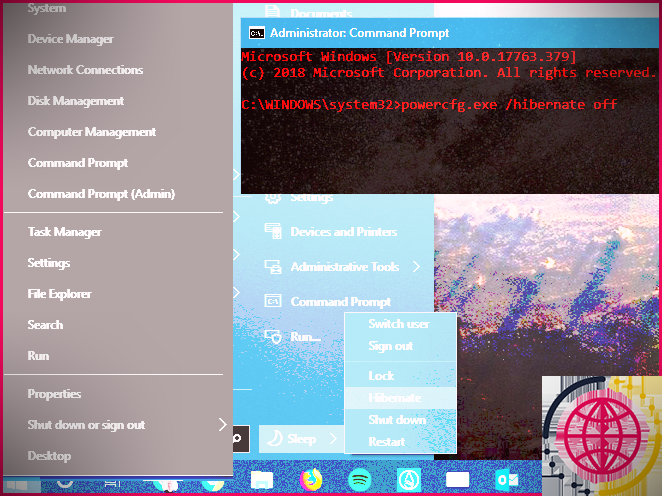 Windows 10 Désactiver la mise en veille prolongée