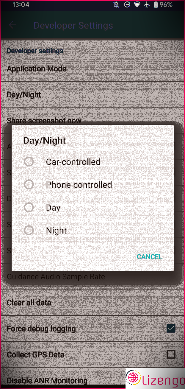 Nuit des options de développement automatique Android