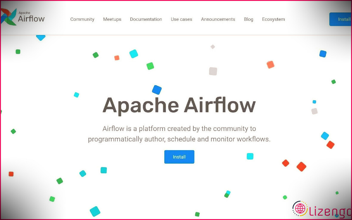 Interface du site Web Apache Airflow