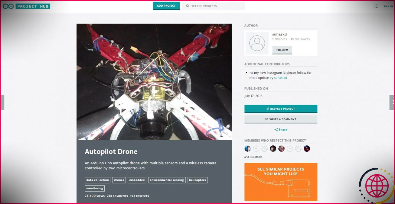 pilote automatique-drone-arduino