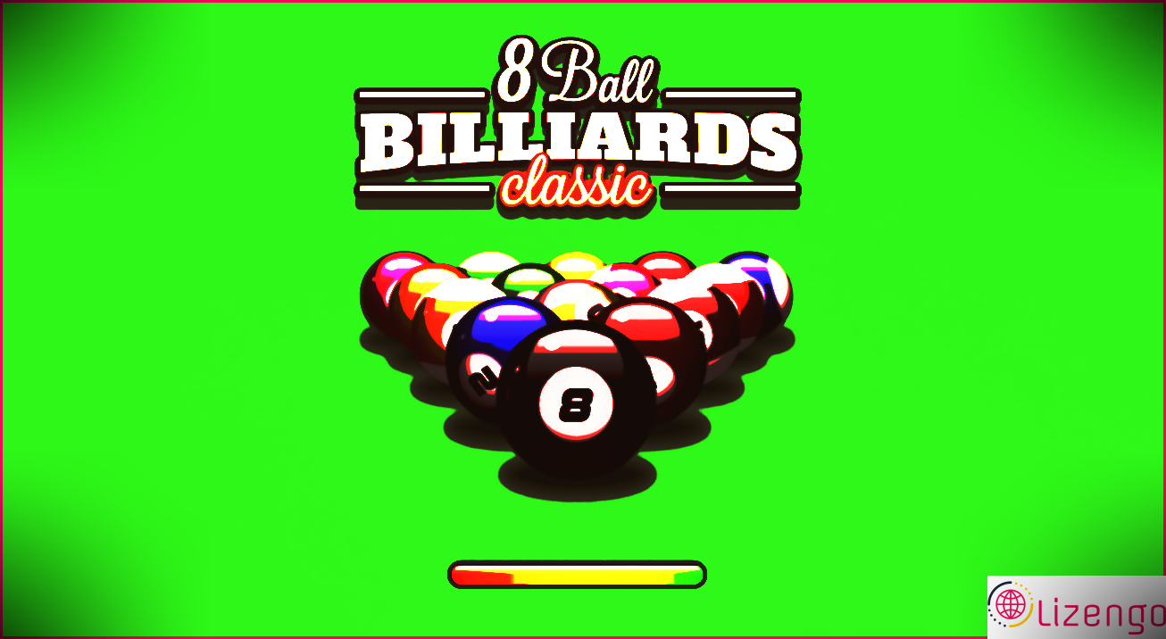 L'écran de chargement pour 8 Ball Billiards Classic.