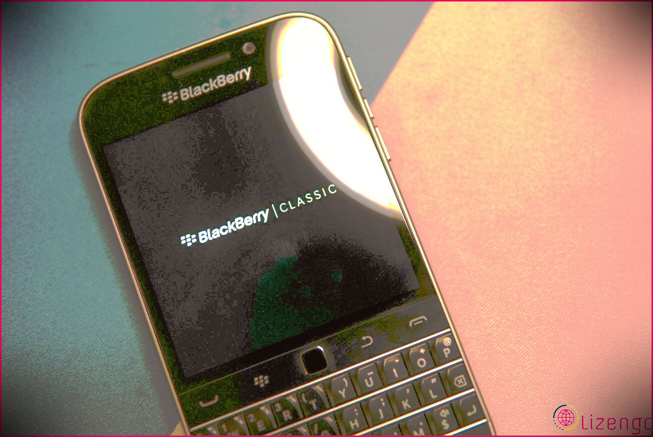 Photo d'un téléphone BlackBerry