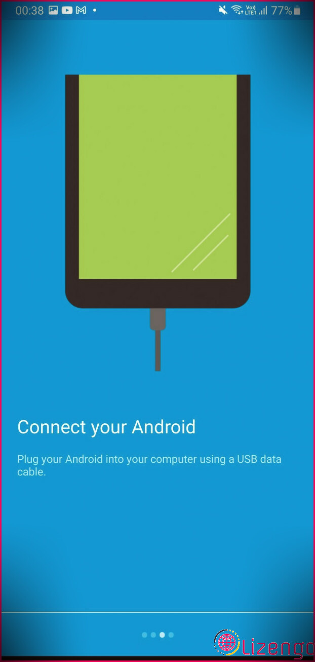 Capture d'écran Vysor 3 Connectez votre Android