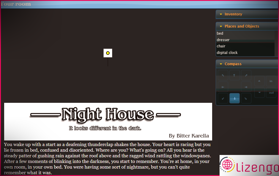 Jeu de fiction interactif Night House