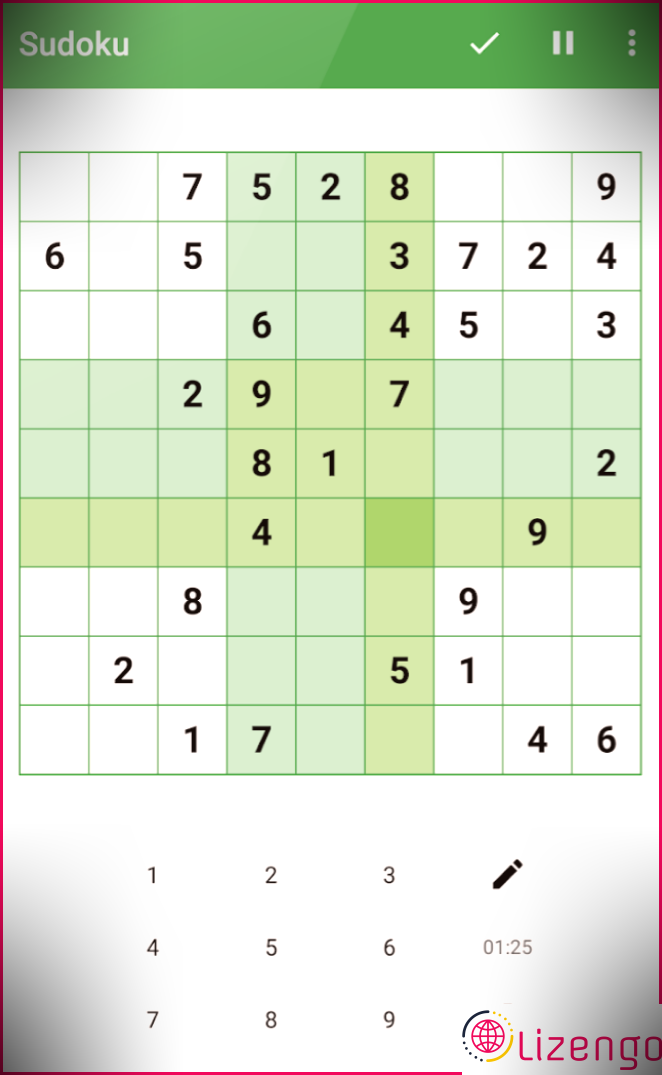 Sudoku de Fassor est l'un des meilleurs jeux hors ligne pour Android