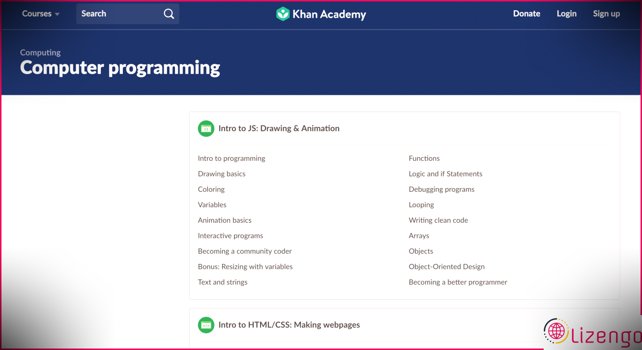 Cours de programmation informatique de la Khan Academy