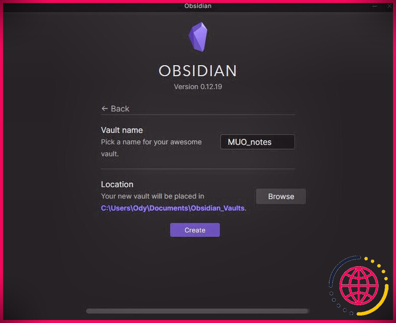 Obsidian peut fonctionner avec plusieurs coffres-forts, mais les traite comme des espaces de travail individuels.