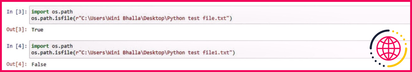 Utilisation de os.path.isfile(path) en Python pour vérifier l'état d'un fichier