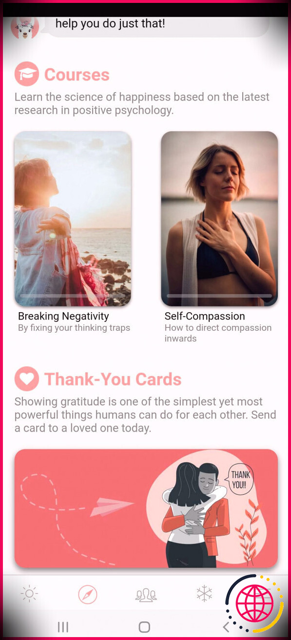 365 cartes de remerciement de gratitude