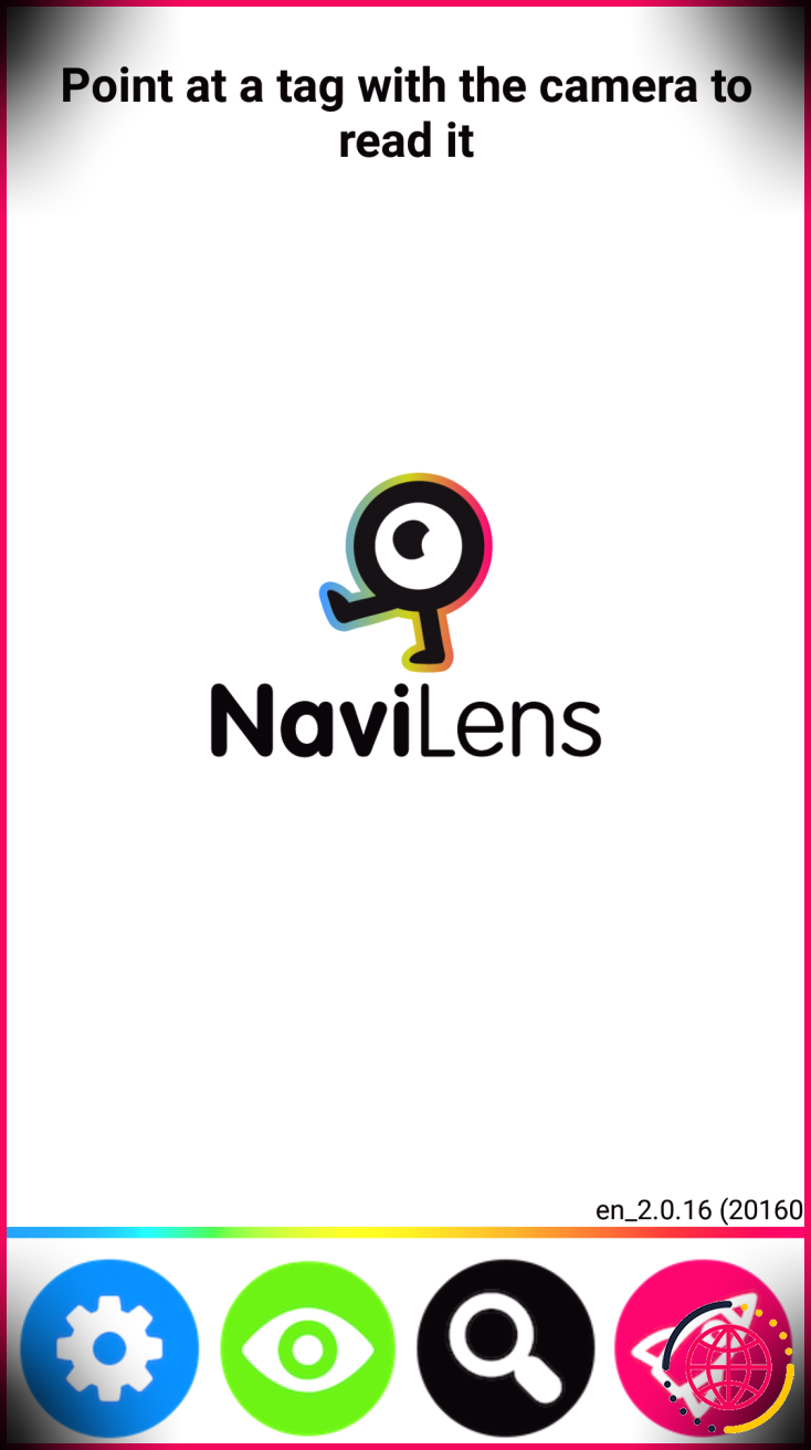Tableau de bord de l'application d'accessibilité NaviLens
