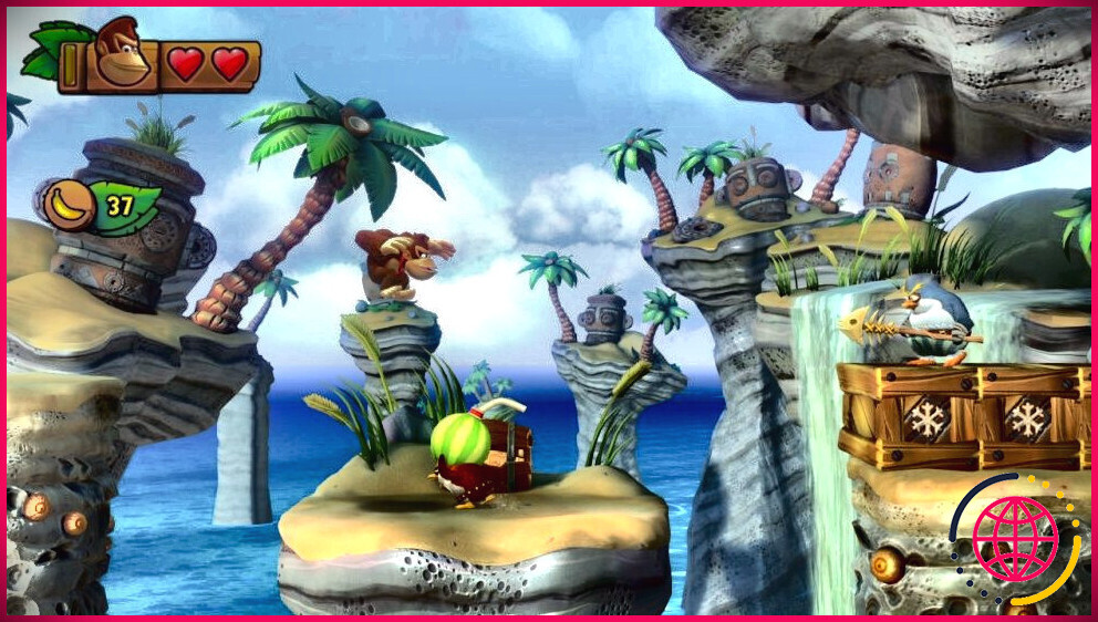 Capture d'écran DK Country Tropical Freeze