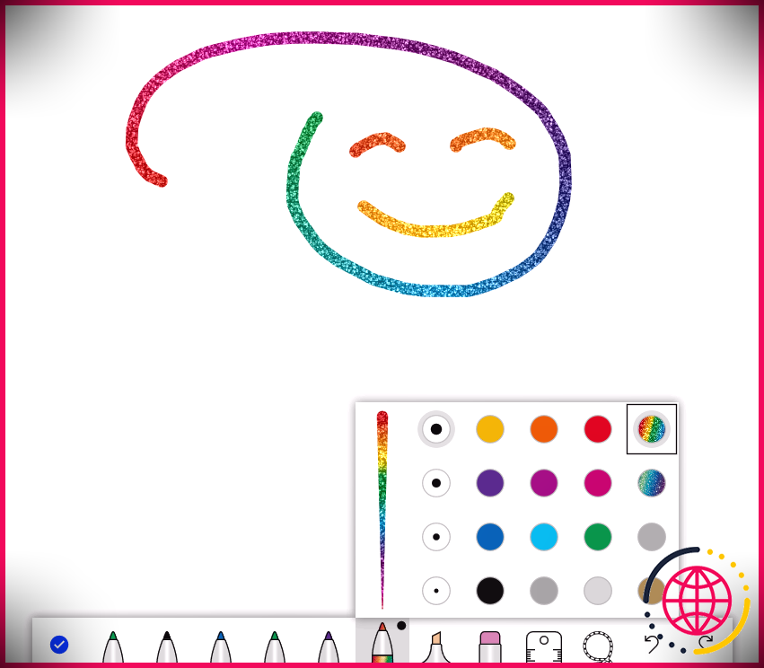 Rainbow-pen-on-Microsoft-Whiteboard