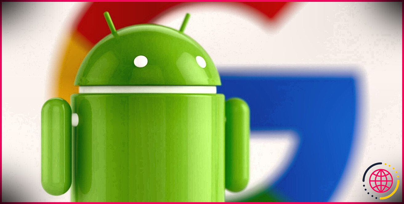 Robot Android, Logo Google