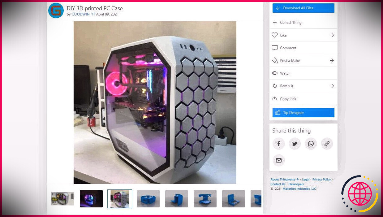 Boîtier PC imprimé en 3D DIY