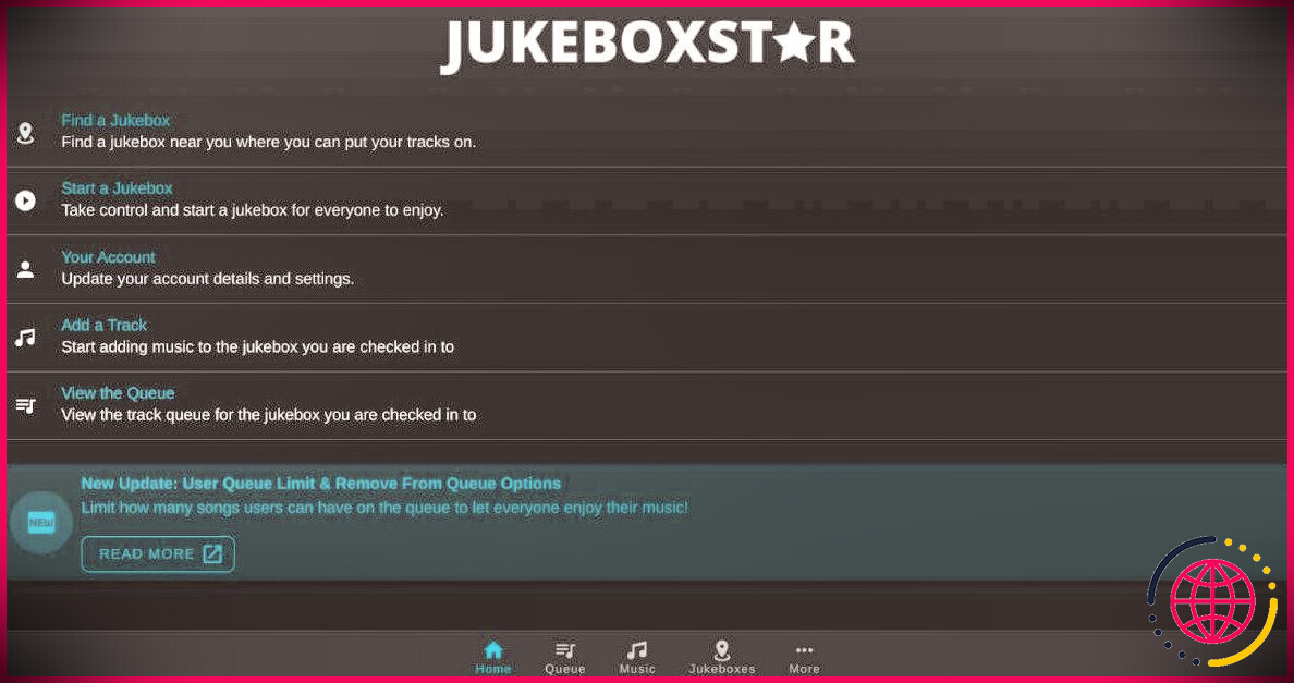 Jukebox Star vous permet de créer une liste de lecture collaborative avec des amis lors d'une fête ou à distance