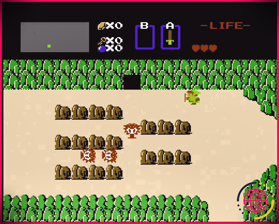 Légende de Zelda NES Capture d'écran