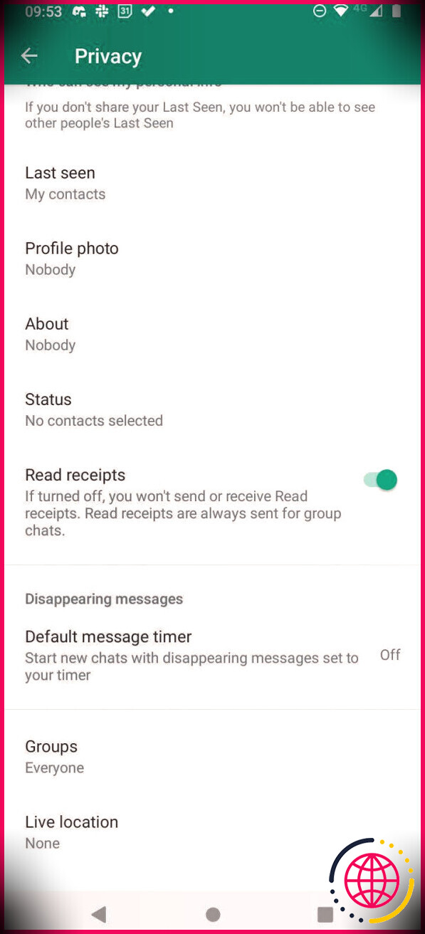 WhatsApp restreindre les groupes (2)
