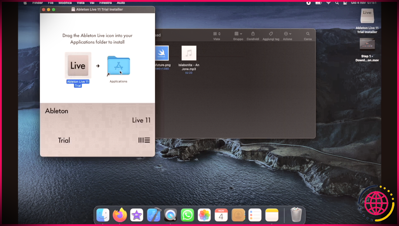 Installer Ableton sur Mac