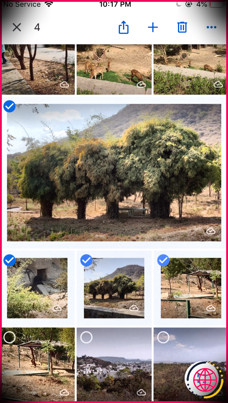 Supprimer des photos dans Google Photos pour iOS