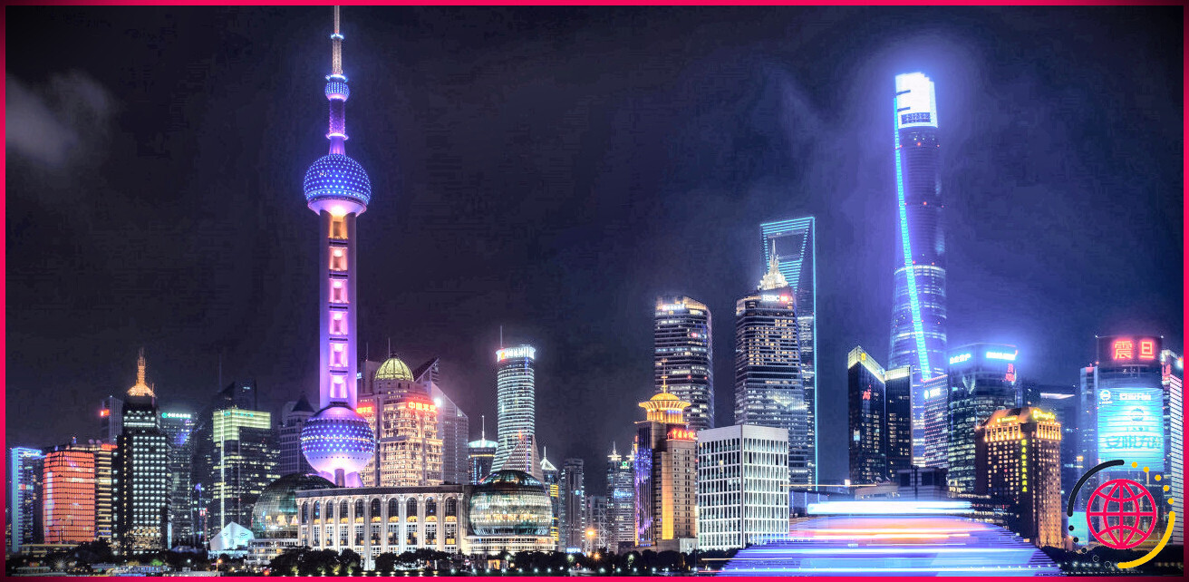 photo d'horizon de la ville de shanghai 