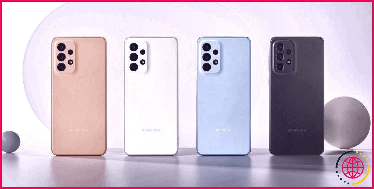 Samsung Galaxy A33 5G toutes les variantes de couleurs