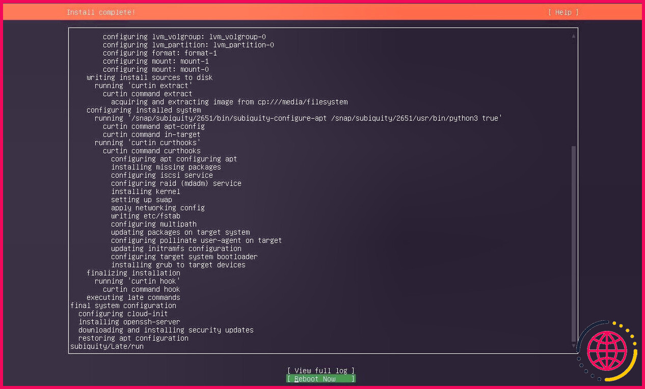 serveur ubuntu lts installé sur un ancien ordinateur portable pour serveur plex