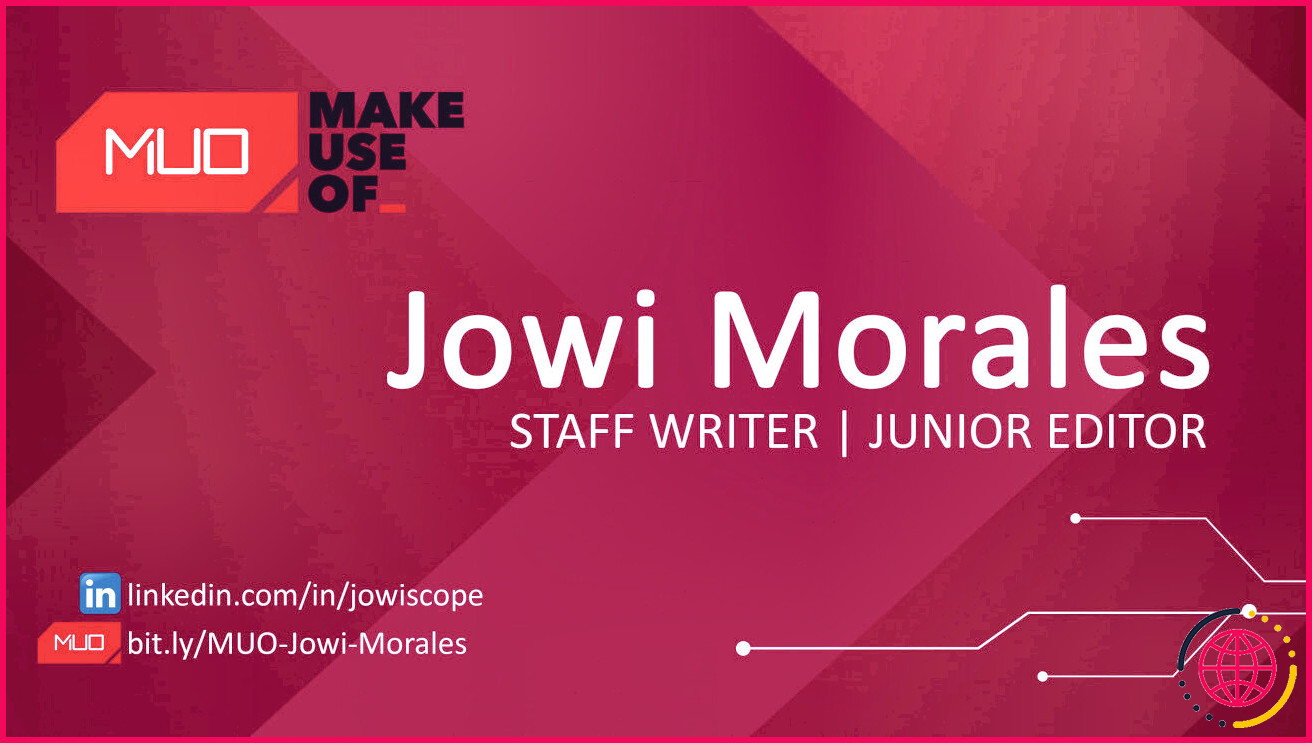 Exemple de carte de visite Jowi Morales MUO