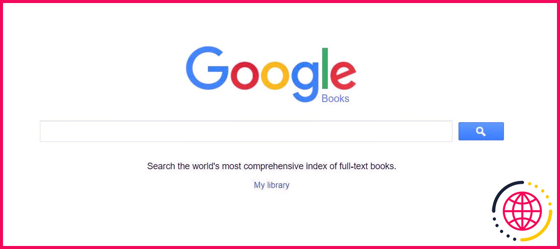 Moteur de recherche Google Livres