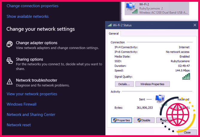 Windows 10 Ouvrir les paramètres réseau