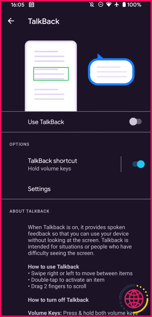 Android TalkBack
