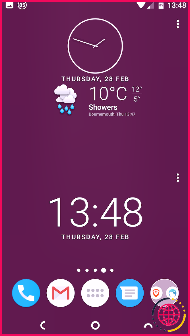 meilleur widget d'horloge Android 2