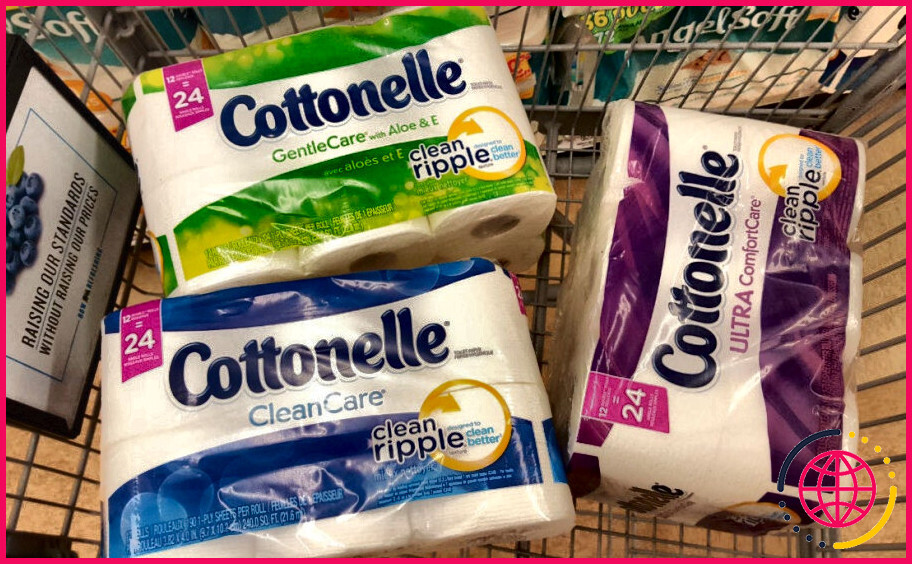 Combien coûte le papier toilette cottonelle chez costco ?
