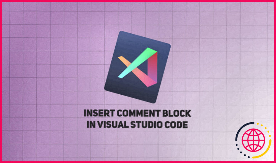Comment commenter un bloc dans visual studio ?
