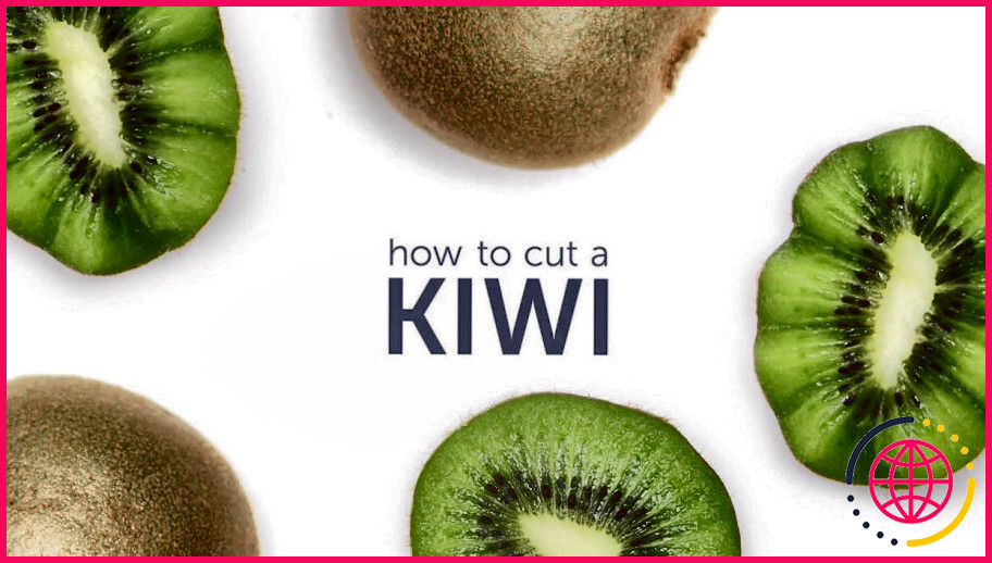 Comment couper un kiwi dans une forme différente ?

