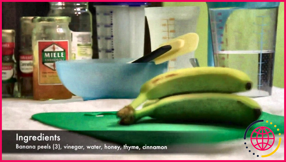 Comment extraire l'amidon d'une peau de banane ?

