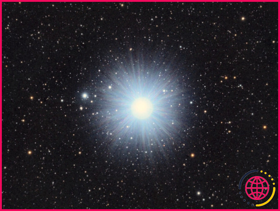 De quelle couleur est l'étoile procyon ?
