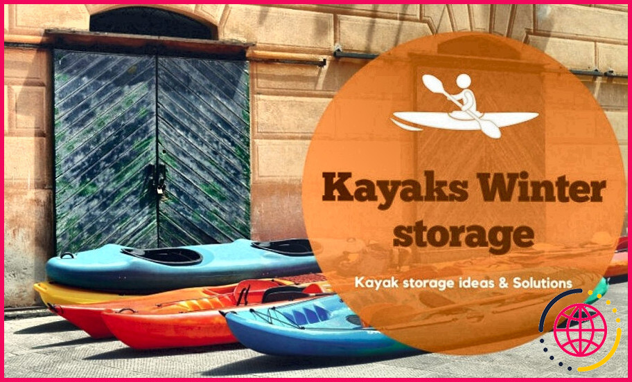 Les kayaks peuvent-ils rester dehors en hiver ?
