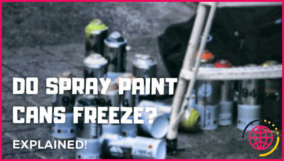 Les peintures en spray sont-elles bonnes après avoir gelé ?
