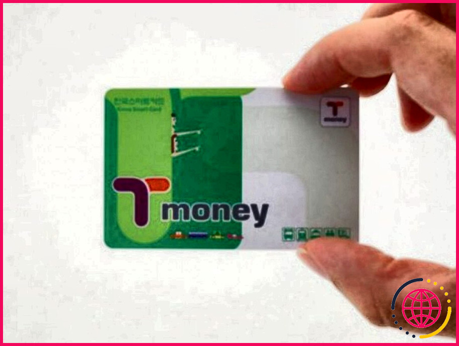 Où puis-je utiliser la carte t money en corée ?
