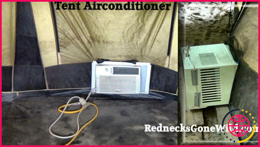 Peut-on mettre un climatiseur portable dans une tente ?
