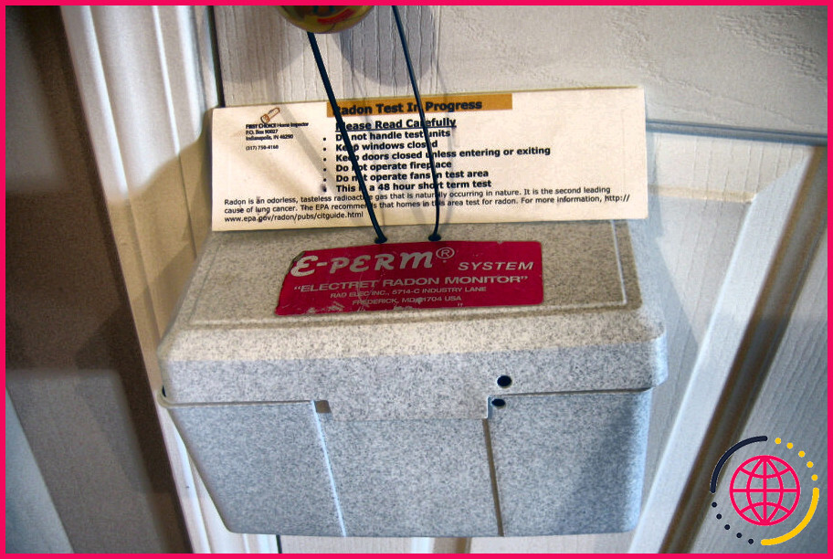 Peut-on ouvrir la porte du sous-sol pendant un test de radon ?
