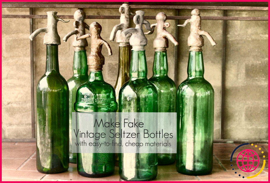 Peut-on utiliser des bouteilles d'eau de seltz anciennes ?
