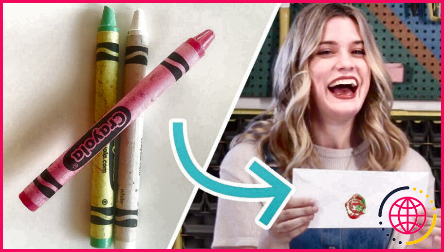 Peut-on utiliser des crayons de couleur comme cire à cacheter ?

