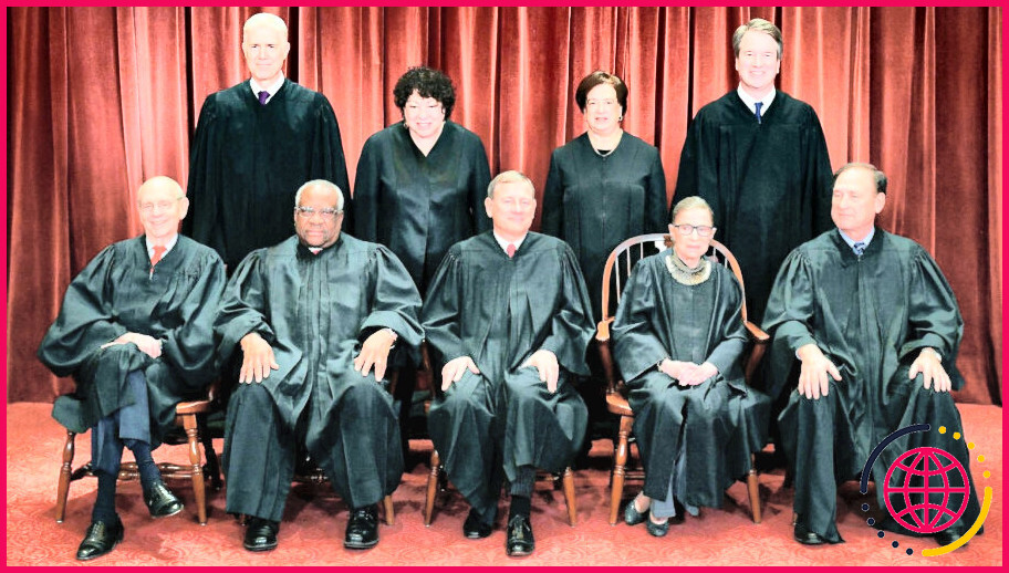 Pourquoi y a-t-il 9 juges à la cour suprême ?
