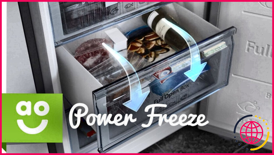 Quel est le bouton power freeze du réfrigérateur samsung ?
