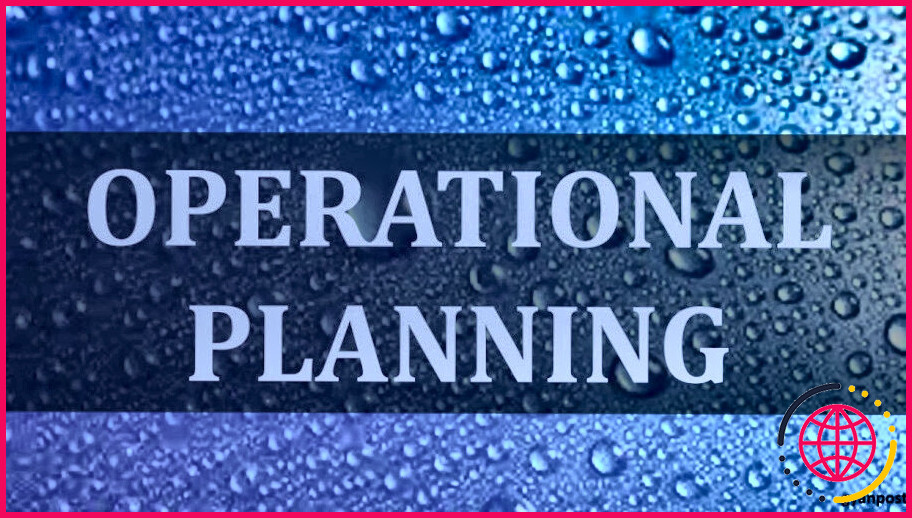 Quelle est la différence entre la planification stratégique et la planification opérationnelle quizlet ?
