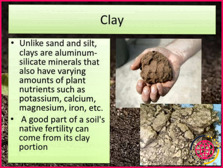 Quelles sont les propriétés des différentes textures de sol ?
